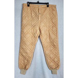 Vtg 50s 60s Ski Pants Long johns Warm Winter Women's Peach Long Underwear